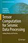 Titel: "Tensor Computation for Seismic Data Processing". Autor: Feng Qian. Abstrakte Kugel mit Muster. Logo unten rechts., Buch