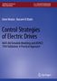 "Control Strategies of Electric Drives", Autoren: Imen Nouira, Bassem El Badsi. Blauer Hintergrund, Logo unten rechts., Buch