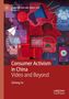"Consumer Activism in China: Video and Beyond" von Zizheng Yu. Illustration mit Kopfprofil und digitalen Symbolen., Buch