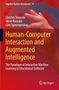 Titel: "Human-Computer Interaction and Augmented Intelligence". Hand neben einem roten, abstrakten Design. Springer-Logo., Buch