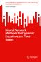 Svetlin Georgiev: Neural Network Methods for Dynamic Equations on Time Scales, Buch