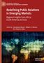 "Redefining Public Relations in Emerging Markets" mit Weltkarten-Illustration aus bunten Pixeln und Logo oben links., Buch