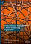 Titel: "Global Security Reimagined: A Multi-Disciplinary Exploration". Verschlungene Linien auf orangefarbenem Hintergrund., Buch