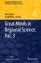Buchtitel: Great Minds in Regional Science, Vol. 3, Peter Batey, David Plane, Editoren. Hintergrund: steinartiges Muster., Buch