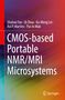 „CMOS-based Portable NMR/MRI Microsystems“; Autoren: Shuhao Fan, Qi Zhou, Ka-Meng Lei, Rui P. Martins, Pui-In Mak; Farbverlauf-Hintergrund., Buch