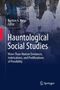 "Hauntological Social Studies" von Bretton A. Varga. Abstrakter Hintergrund in Blau- und Grautönen., Buch