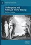 "Shakespeare and Antiblack World-Making. Matthieu Chapman." Eine historische Zeichnung mit drei Figuren in einem Wald., Buch