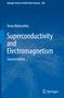 "Superconductivity and Electromagnetism, Second Edition" von Teruo Matsushita. Blaues Cover mit abstraktem Muster., Buch