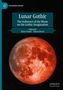 "Lunar Gothic: The Influence of the Moon on the Gothic Imagination" oben, rote Mondillustration unten., Buch