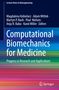Titel: "Computational Biomechanics for Medicine". Bunte Streifen im Hintergrund, Springer-Logo unten., Buch