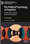 "The Political Psychology of Populism: Trump, Putin, and the Roots of Humiliation" von François Bafoil, übersetzt von John Angell. Bunte Kreise im Hintergrund., Buch