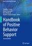 "Handbook of Positive Behavior Support. Second Edition. Blauer Hintergrund mit grafischem Muster und einem Verlagssymbol unten.", Buch