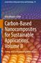 „Carbon-Based Nanocomposites for Sustainable Applications, Volume II“. Farbverlauf hinter Wabenstruktur, Springer-Logo unten., Buch