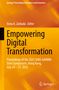 "Empowering Digital Transformation" von Anna K. Zarkada, Tagung 2025 in Hongkong. Orange Hintergrund, Springer-Logo unten., Buch