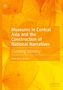 Text: "Museums in Central Asia and the Construction of National Narratives: Curating Identity, Katarzyna Jarosz." Hintergrund: Gelbe Blätter., Buch