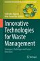 „Innovative Technologies for Waste Management“, Subhadra Rajpoot und Alok Prasad Das. Grünes Recyclingsymbol, gelber Hintergrund., Buch