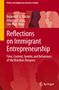 "Reflections on Immigrant Entrepreneurship: Time, Context, Gender, and Behaviours of the Brazilian Diaspora." Silhouetten im Hintergrund., Buch
