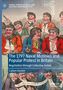 Text: "The 1797 Naval Mutinies and Popular Protest in Britain", "Negotiation through Collective Action", "Callum Easton". Illustration von protestierenden Männern mit roten Wangen., Buch
