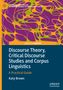 Text: "Discourse Theory, Critical Discourse Studies and Corpus Linguistics: A Practical Guide" von Katy Brown. Geometrisches Muster., Buch