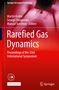 Titel: "Rarefied Gas Dynamics". Darunter "Proceedings of the 33rd International Symposium". Rotes Design mit Logo., Buch