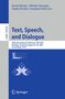 Text, Speech, and Dialogue, Buch