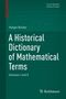 Holger Becker: A Historical Dictionary of Mathematical Terms, Buch