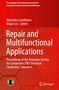 Titel: "Repair and Multifunctional Applications". Orange Hintergrund, Logo der American Society for Composites unten links., Buch