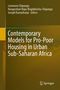 Contemporary Models for Pro-Poor Housing in Urban Sub-Saharan Africa, Buch