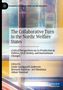 "The Collaborative Turn in the Nordic Welfare States" mit buntem abstraktem Hintergrund, Autorenliste unten. Logo links oben., Buch