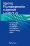 Covertext: "Applying Pharmacogenomics to Optimize Geriatric Care" mit blauen und grünen geometrischen Mustern., Buch