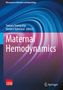 "Maternal Hemodynamics", Editors: Tamara Stampalija, Herbert Valensise. Abstrakte blaue und pinke Wirbel. Logo unten., Buch