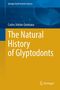 Buchtitel: "The Natural History of Glyptodonts" von Carlos Adrián Quintana. Blaues und gelbes Cover, mit Springer-Logo.