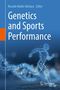 "Genetics and Sports Performance" von Ricardo Muller Bottura. Digitaler Läufer aus Netzpunkten auf blauem Hintergrund.