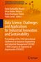 Titel: "Data Science, Challenges and Applications for Industrial Innovation and Sustainability". Orange Hintergrund., Buch