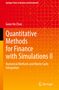 Buchtitel: "Quantitative Methods for Finance with Simulations II". Oben: "Springer Texts in Business and Economics"., Buch