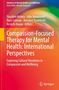Cover-Text: "Compassion-Focused Therapy for Mental Health: International Perspectives." Bunte, wirbelnde Hintergründe., Buch