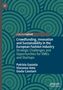 „Crowdfunding, Innovation and Sustainability in the European Fashion Industry“; grüne Kreise auf blauem Hintergrund., Buch