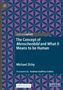 "The Concept of Menschenbild and What it Means to be Human" von Michael Zichy. Ein geometrisches Muster als Hintergrund.