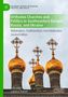Buchtitel und Themen: Orthodox Churches and Politics in Southeastern Europe, goldene Kirchtürme vor bewölktem Himmel., Buch