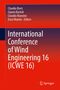 International Conference of Wind Engineering 16 (ICWE 16), Buch