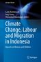 „Climate Change, Labour and Migration in Indonesia: Impacts on Women and Children“. Autoren und Springer-Logo., Buch