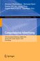 Computational Advertising, AdKDD 2025, Toronto, ON, Canada. Oben Namen der Herausgeber. Springer-Logo unten., Buch