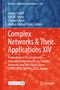 Titel: Complex Networks & Their Applications XIV. Autoren: Hocine Cherifi, Luis M. Rocha. Roter Hintergrund.