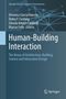 „Human-Building Interaction“, Buchcover, blaue Töne, Netzwerk-Struktur-Muster, Springer-Logo unten., Buch