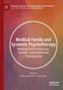 Text: "Medical Family and Systemic Psychotherapy." Hintergrund in warmen Rot-Orange-Tönen, Kreis umrahmt den Titel., Buch
