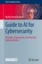 Text: "Texts in Computer Science, Muthu Ramachandran, AI for Cybersecurity, Principles, Frameworks, and Practical Implementation". Ein Finger zeigt auf ein digitales Interface., Buch