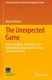Buchtitel "The Unexpected Game" von Marco Balzano. Gelbes Cover mit Logos von SIMA und Springer., Buch