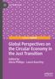"Global Perspectives on the Circular Economy in the Just Transition," bearbeitet von Alicia Phillips und Laura Kaschny. Lila Muster., Buch
