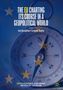 "THE EU CHARTING ITS COURSE IN A GEOPOLITICAL WORLD." Kompass im Hintergrund, blaue und gelbe EU-Sterne., Buch