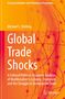 Oben: "Emerging Globalities and Civilizational Perspectives." Titel: "Global Trade Shocks." Orange Hintergrund. Springer-Logo., Buch